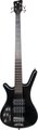 RockBass Corvette $$ 4-String (black high polish, passive, fretted lefthand)