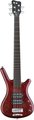 RockBass Corvette $$ 5-String (burgundy red,  passive, fretted)