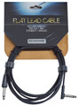 RockBoard Flat Instrument Cable, 300 cm, straight/angled (black)