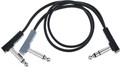 RockBoard Flat Patch Cable / Y Splitter (30cm) Instrumentenkabel Klinke-Klinke 0 bis <0.6m