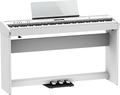 Roland FP-60X Bundle (white, w/stand, pedal board) Digital-Klaviere