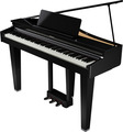 Roland GP3 Digital Piano (black gloss) Pianos à queue numérique