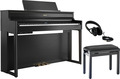 Roland HP704 Bundle (charcoal black w/bench & headphones) Piani Digitali Home