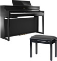 Roland HP704 Bundle (polished ebony w/bench) D-Piano
