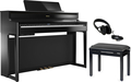 Roland HP704 Bundle (polished ebony w/bench and headphones) Pianos Numériques