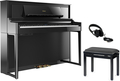 Roland LX706 - PE Bundle (polished ebony, w/bench, headphones) Digital Pianos