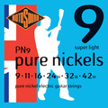 Roto Sound Pure Nickels PN9 Super Light (9-42) E-Gitarren Saitensätze .009