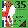 Roto Sound Roto Bass RB 35 Nickel on Steel Roundwound (35-95 - long scale) E-Bass-Saiten-Sätze 4-Saiter .035