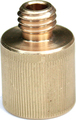 Rycote Brass 3/8' M to 5/8' F Screw Adaptor Pièces de rechange pour microphones