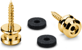 Schaller S-Locks Safety Belt (2 single belt pins, gold, S screw) Guitar Strap Locks