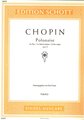Schott Music Chopin Polonaise Opus 53 As-Dur / La bémol majeur / A flat major