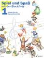Schott Music Spiel und Spass Vol 1 (SBlf) Livro de Aprendizagem Flauta Barroca Soprano
