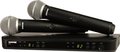 Shure BLX288 / PG58 (Analog (662 - 686 MHz)) Double Wireless Microphones