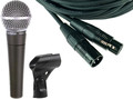 Shure SM58 Cable Set (10m) MIcrofones de Voz Dinâmicos