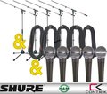 Shure SM58 + Contrik Cable + K&M 210/20 Set Multipack de Microfone Dinâmico