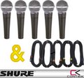 Shure SM58 + Contrik Cable Set Multipack de Microfone Dinâmico