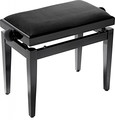 Stagg PB05 BKM VBK (matt black /  black velvet) Banco Preto Piano/Teclado