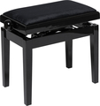 Stagg PBH 390 BKP VBK Hydraulic Piano Bench (highgloss black / black velvet)