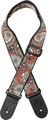 Stagg SWO-PSLY1 Woven Nylon Guitar Strap Paisley Pattern 1 (red)