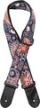 Stagg SWO-PSLY2 Woven Nylon Guitar Strap Paisley Pattern 2 (red)
