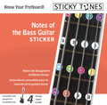 Sticky Tunes E-Bass Practice Stickers / Notes of the Fingerboard (set) Sistemas de aprendizagem para guitarra
