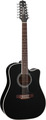 Takamine EF381SC2-12 (black) Guitarra com Cordas de Aço 12-Cordas com Pickup