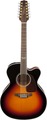 Takamine GJ72CE-12BSB (Brown Sunburst)