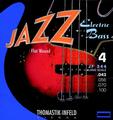 Thomastik JF 344 Jazz Flat / 4 Strings (.043-.100 - long scale 34'') Flatwound Strings Sets