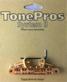 TonePros AVR2P Tune-O-Matic Bridge w/Notched Saddles (gold)