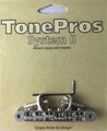 TonePros AVR2P Tune-O-Matic Bridge w/Notched Saddles (nickel)