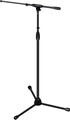 Ultimate Support TOUR-T-T Mic Stand (black chrome) Suporte com Braço Articulado, Tripé