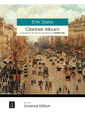 Universal Edition Clarinet Album / Satie, Erik