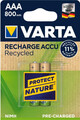 VARTA Recharge Accu Recycled (AAA / 800mAh)