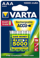 VARTA Rechargeable Battery Accu 5703 AAA Pilhas