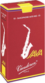 Vandoren Alto Saxophone Java Red 1.5 (10 reeds set) Palhetas para saxofone alto Força 1.5