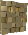 Vicoustic Multifuser Wood MKII 36 (metallic gold / 1 piece) Pannelli Diffusori Acustici Ambiente