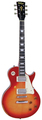 Vintage Electric Guitar Distressed (cherry sunburst) Guitares électriques Single Cut