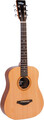 Vintage VTG100 Travel Guitar LH (left-hand, natural)