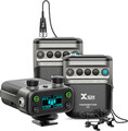 Xvive U5 Wireless Audio System Bundle (w/lavalier mic, 2 transmitter & receiver) Wireless Systems with Lavalier Microphone