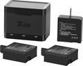 Xvive U5C Battery Charger Case (incl. 3x rechargeable Li-Ion B) Battery Chargers