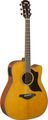 Yamaha A1M Mk II (vintage natural finish) Cutaway Acoustic Guitars with Pickups