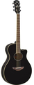 Yamaha APX600 (black finish) Guitarra Western, com Fraque e com Pickup