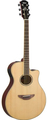 Yamaha APX600 (natural finish) Guitarra Western, com Fraque e com Pickup