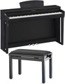 Yamaha CLP-725 Bundle (black, w/bench) Digital Pianos