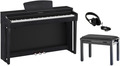 Yamaha CLP-725 Bundle (black, w/bench and headphones) Digital Pianos