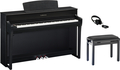 Yamaha CLP-745 Bundle (black w/bench & headphones) Pianos numériques pour la maison