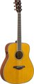 Yamaha FG-TA Folk Guitar (vintage tint) Westerngitarre ohne Cutaway, mit Tonabnehmer