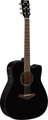 Yamaha FGX800C (black) Chitarre Acustiche Cutaway con Pickup