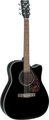 Yamaha FX 370 C (Black) Guitarra Western, com Fraque e com Pickup
