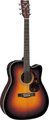 Yamaha FX 370 C (Tobacco Brown Sunburst) Guitarra Western, com Fraque e com Pickup